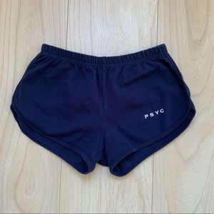 The Parker Palm Springs PSYC Navy Shorts - American Apparel Medium